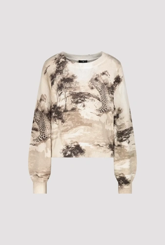 MONARI CAPE TOWN women's sweater beige with rhinestones (4)