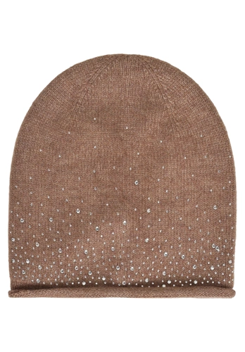 BETTY BARCLAY Women's Scarf and Hat Set, Brown (3)