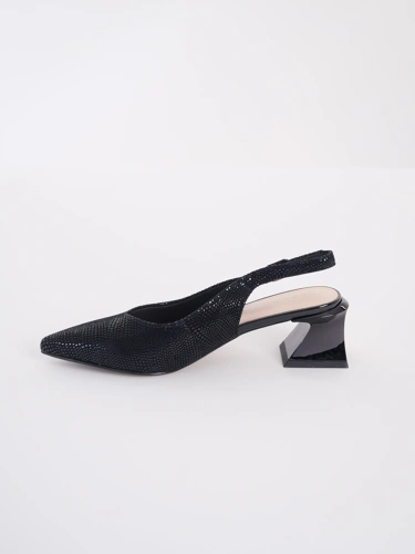 EPICA ladies pumps black with heel strap (3)