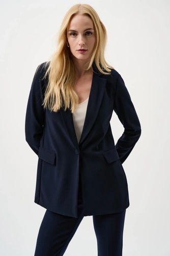 JOSEPH RIBKOFF Women's Dark Blue Blazer