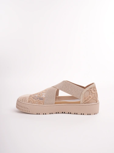 PASS women's espadrilles on rubber beige (3)
