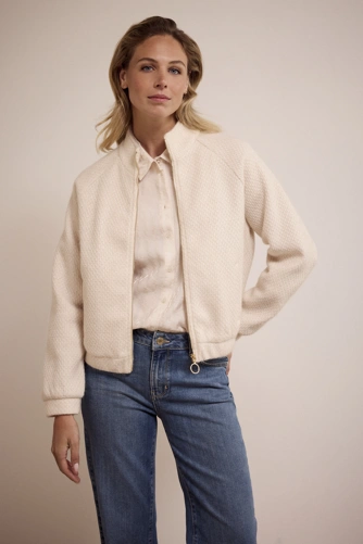 TRAMONTANA ladies jacket beige short (1)
