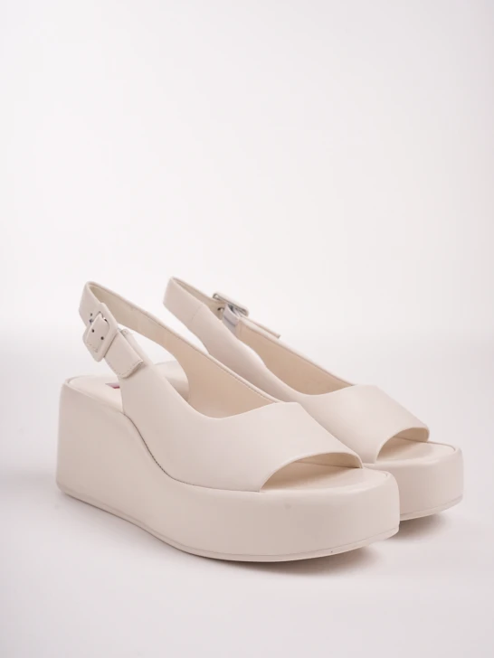 HOGL women's platform sandals beige