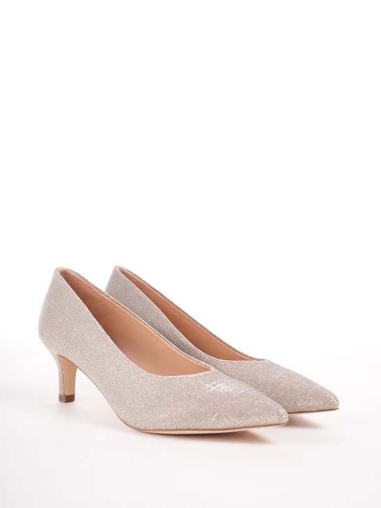 PETER KAISER women's pumps textile leather glitter