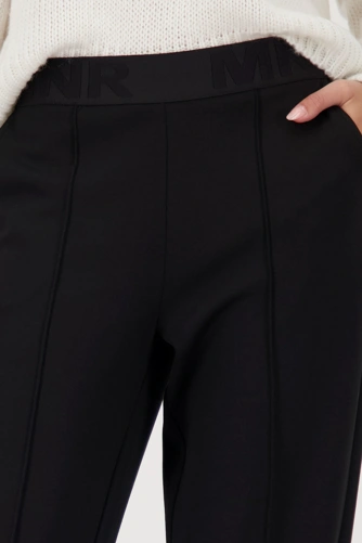 MONARI FASHION CONTRASTS ladies trousers black (3)