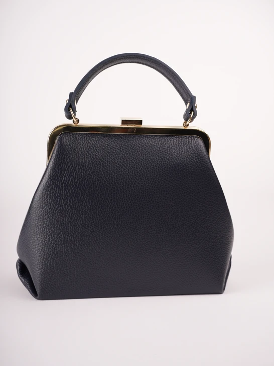 GROSSO BAG Women's Leather Handbag, Blue