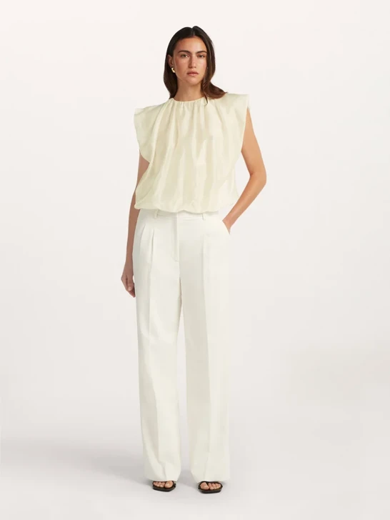 BEAUMONT Women's Cream-Colored Pants