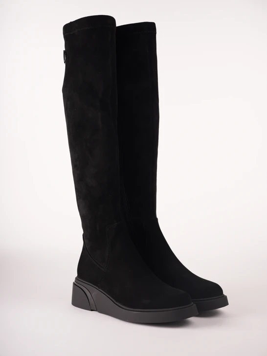 EPICA Women's Black Suede Boots