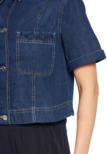 BETTY BARCLAY ladies jacket blue denim (4)