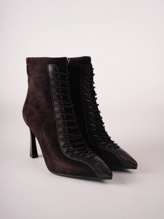 EPICA Women's Ankle Boots, Brown Suede