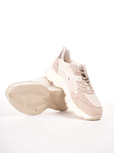 HOGL women's insulated sneakers with fur beige (4)