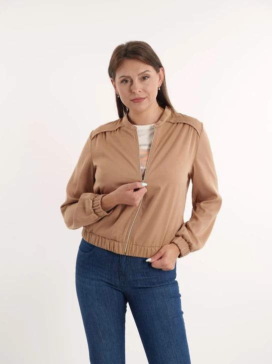 FRANK WALDER ladies jacket light brown