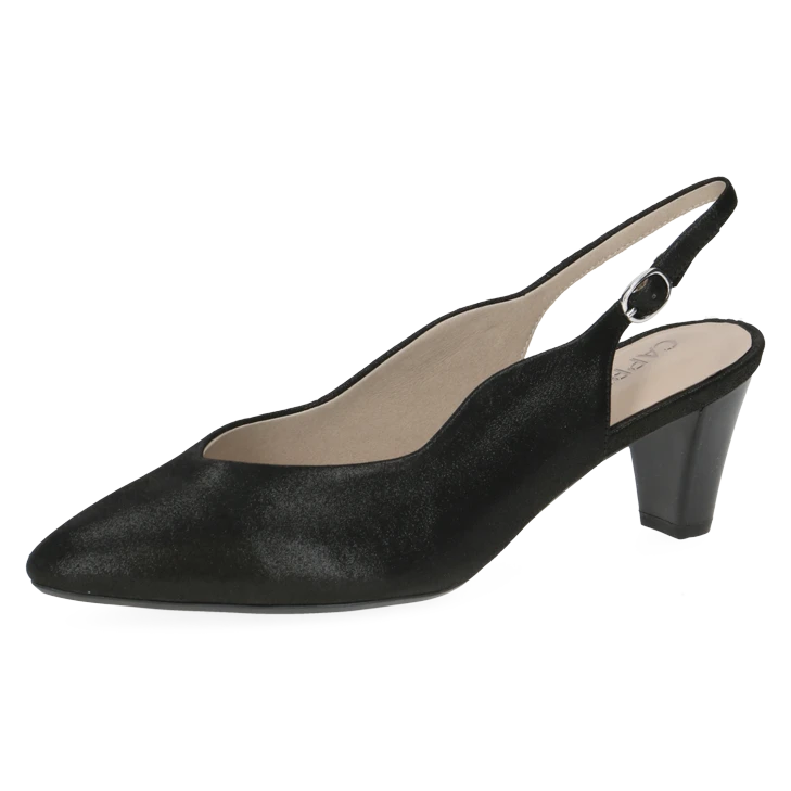 CAPRICE women's pumps empty heel black