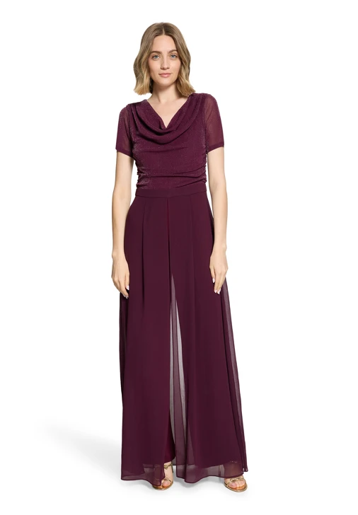 VERA MONT women's jumpsuit burgundy