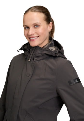 BETTY BARCLAY ladies jacket olive brown 3in1 (3)