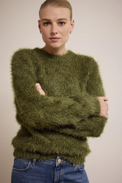 TRAMONTANA women's green knitted sweater