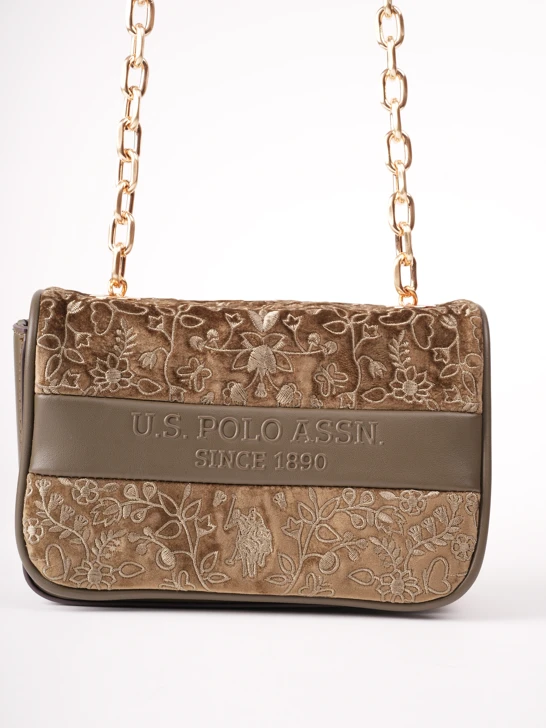 US POLO canyonflap ladies handbag green