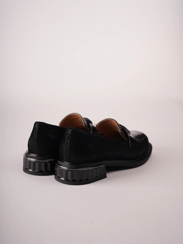 EPICA Women's Black Suede Loafers (1)