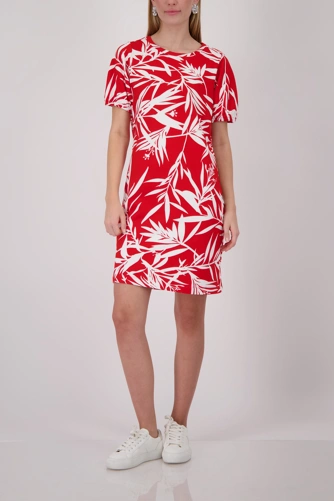 MONARI NAIROBI ladies dress red and white (4)