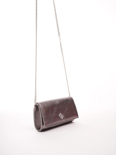 PEPE MOLL ladies handbag Eva dark silver (1)