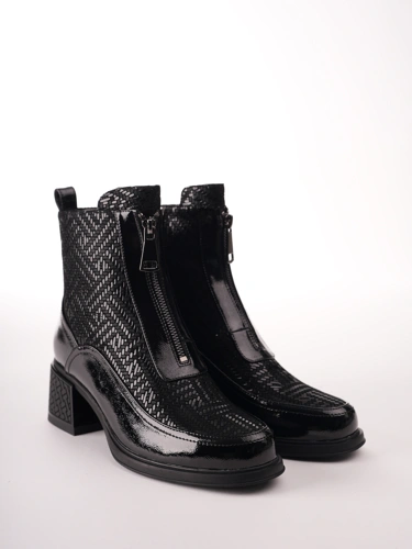 EPICA Women's Black Embellished Ankle Boots
