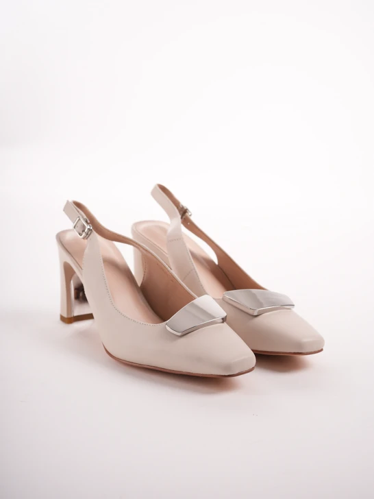 EPICA ladies pumps beige with decorative upper