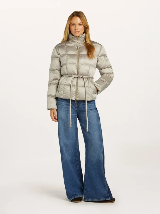 BEAUMONT Charo Women's Champagne Jacket with Belt