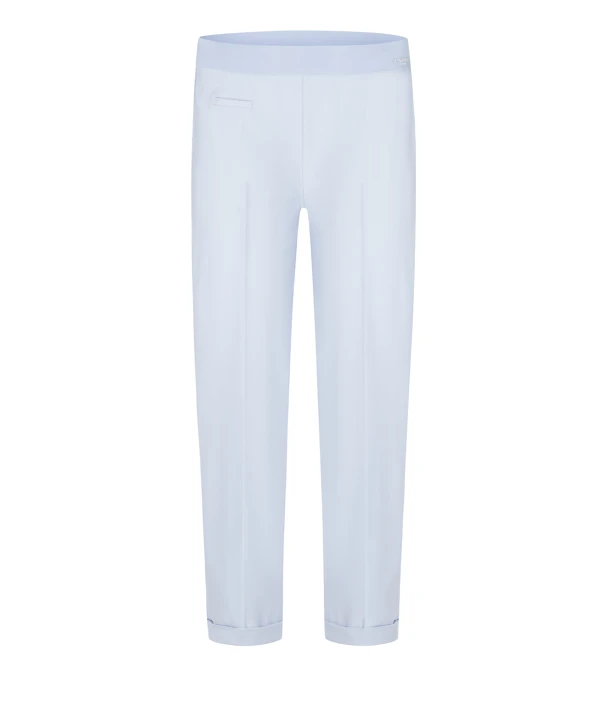 CAMBIO KIM women's trousers pale blue slim