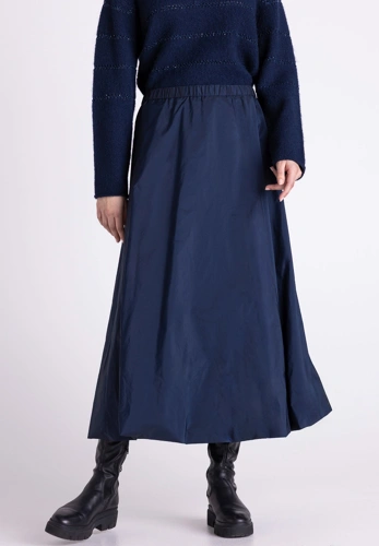 TUZZI NORDIC DUN Women's Maxi Skirt, Dark Blue