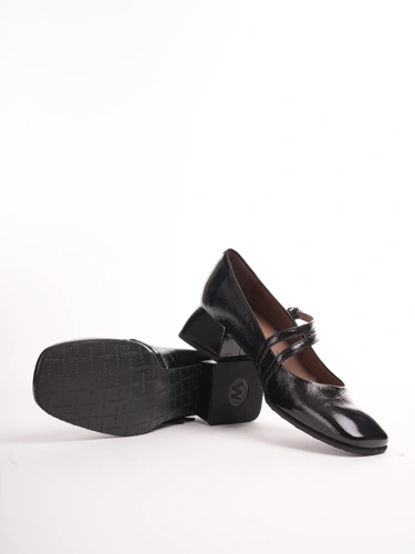 WONDERS women's pumps lacquer black (4)