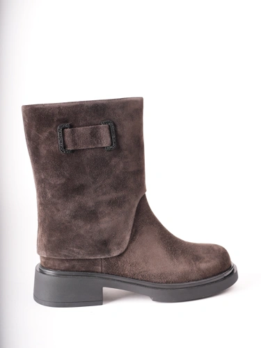EPICA Women's Brown Suede Ankle Boots (2)