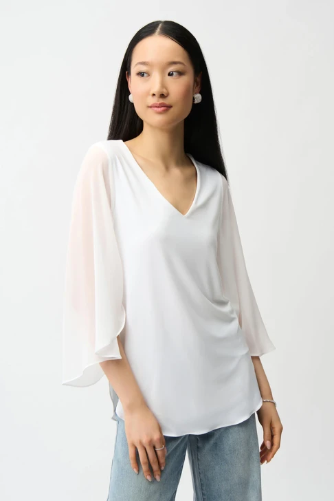 JOSEPH RIBKOFF ladies tunic white