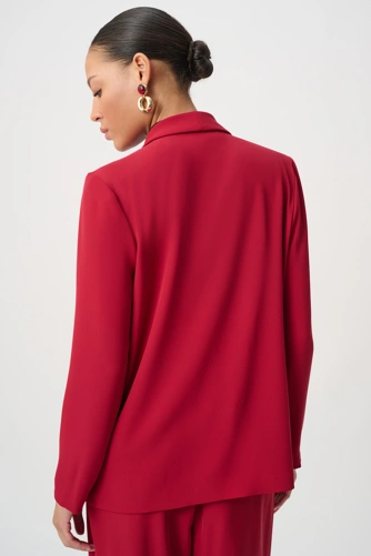 JOSEPH RIBKOFF Women's Blazer, Dark Cherry (3)