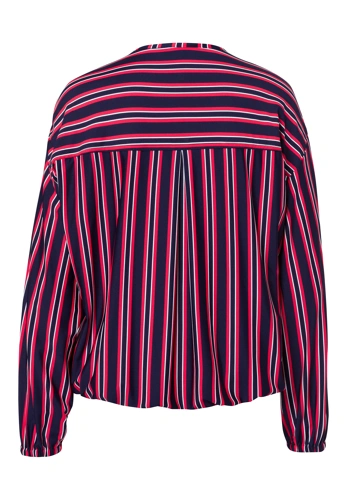 TUZZI RED EDITIO women's blouse blue-red with stripes (5)