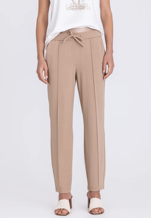 TUZZI ESSENTIALS ladies trousers light brown