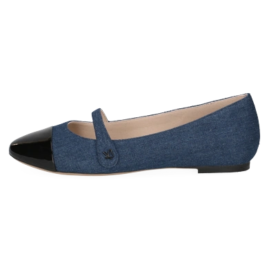 CAPRICE ladies ballerinas blue (2)
