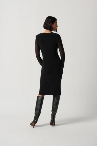 JOSEPH RIBKOFF women's shadow sleeves black (8)