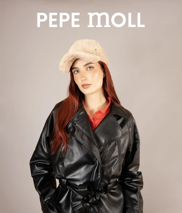 PEPE in G minor GORRO  Women's Fur Cap, Beige