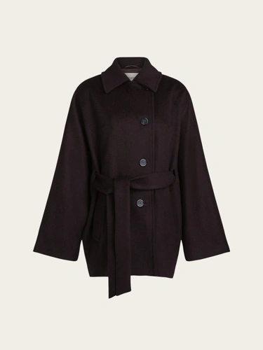 BEAUMONT Women's ELYA Short Coat in Plum (5)