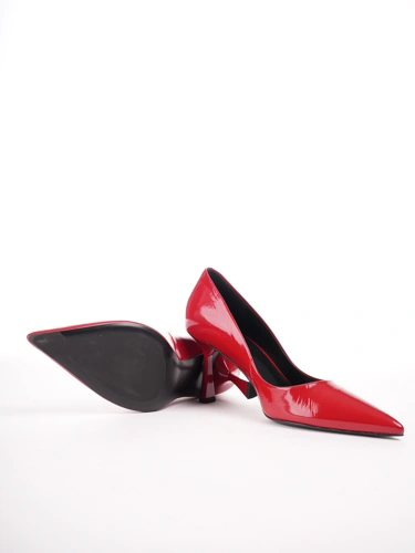 HOGL women's pumps lacquer red (4)