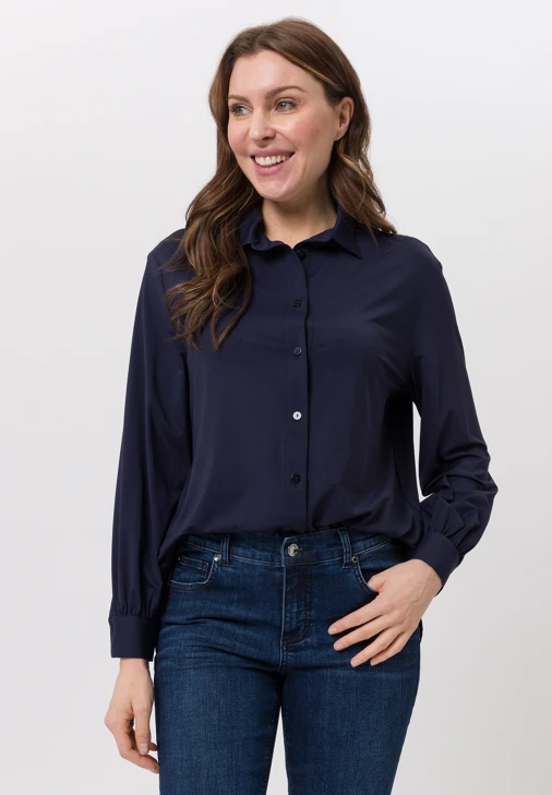 TUZZI ladies shirt dark blue