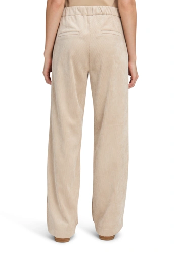 BETTY BARCLAY women's beige corduroy trousers (1)