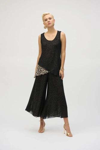 JOSEPH RIBKOFF women's leopard print trousers (5)