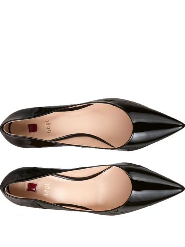 HOGL women's pumps lacquered black (3)