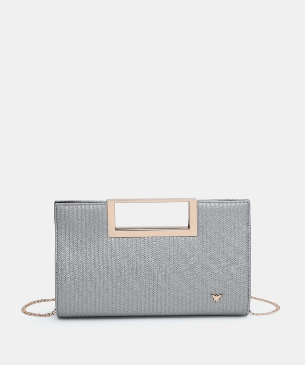 PEPE MOLL ladies handbag Eva pewter