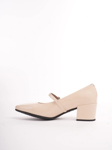 WONDERS women's pumps lacquer beige (3)