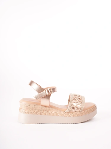 PASS women's champagne sandals (2)