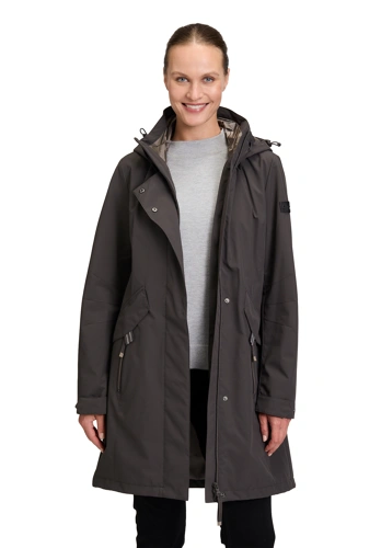 BETTY BARCLAY ladies jacket olive brown 3in1 (6)