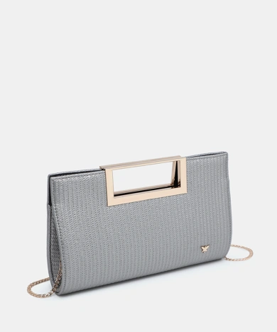 PEPE MOLL ladies handbag Eva pewter (3)
