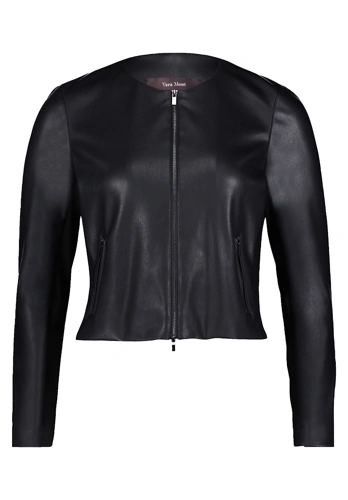 VERA MONT ladies jacket black leather (5)
